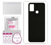 apgo Protective Skin Sticker for the back compatible with Tecno Spark 6 Air, Wrap Film, Foil, Vinyl - Pattern Matrix