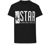 Camiseta Flash Boys TV STAR Laboratories 11-12 negro