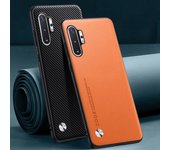 Funda de piel sintética de lujo para Samsung Galaxy Note 10 Plus, carcasa trasera de silicona mate, funda protectora para Samsung Note 10 Plus For Note 10 Plus negro