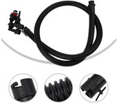 Manguera de tubo de extensión para bomba de aire, conector de bomba de aire, accesorios de repuesto para bicicleta, kayak, tabla de paddle surf y SUP. negro