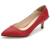 2023 5cm bombas de tacón OL bombas de moda zapatos de mujer Casual cómodo Sexy zapatos de punta fina fabricantes OL bombas WZ 35 albaricoque