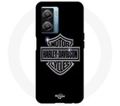 Coque Maniacase pour Realme V23 Harley Davidson logo motor sycles gris front noir