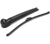 Brazo de limpiaparabrisas trasero con escobilla 6Q6955707C Reemplazo de goma ABS para variante 2005.2014