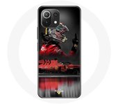 Coque pour Xiaomi Mi 11 Lite Formule 1 Sebastian Vettel Pilote automobile F1 Rouge