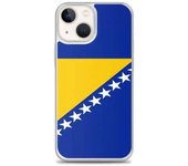 Funda iPhone - Bosnia-Herzegovina - iPhone 13 mini - Souple - Multicolore - Design Drapeau