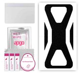 apgo Protective Skin Sticker for the back compatible with Black Shark 3S, Wrap Film, Foil, Vinyl - Pattern Matte Black