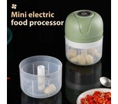 Picadora eléctrica de alimentos, trituradora de ajo, picadora de carne, Mini prensa de ajo, picadora de verduras, máquina trituradora, utensilios de cocina USB