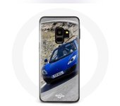 Coque pour Samsung Galaxy S9 Formule 1 McLaren Voiture Bleu