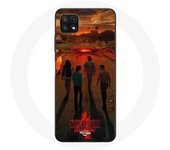 Coque pour Samsung Galaxy A22 5G Stranger Things Saison 4 Affiche Art Equipages de la Nouvelle Théor