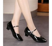 Zapatos de tacón alto para mujer, baile de salón moderno, vals, salsa, baile, zapatos individuales 34 oro