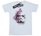 Star Wars Boys Rogue One Stormtrooper Palm Trees T-Shirt 9-11 Years blanco