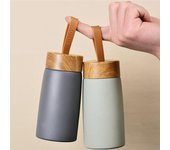Taza de café aislada, vaso de acero inoxidable 304, termo de agua, minibotella de agua, Taza de Viaje portátil, taza térmica 201-300ml marrón