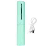 Plancha de pelo, peine, cepillo inalámbrico, minirizador de pelo eléctrico recargable para casa, viajes, color verde verde