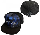 Motorhead Gorra de béisbol unisex para adultos Rock ´N´ Roll Snapback One Size negro/azul