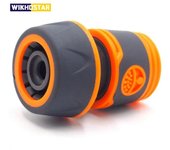 Conector de manguera de agua de 1/2 , material de goma, adaptador de tubería de riego para jardín, juego de accesorios para manguera de grifo 1/2"