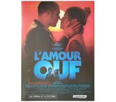 L'AMOUR OUF Cartel Cinéma Roulée Pequeño formato 53x39cm(colorete)Gilles Lellouche, Adèle Exarchopoulos, François Civil
