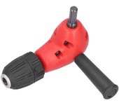 Adaptador de taladro de ángulo recto de 90 grados, mandril de 3 mordazas, extensión de ángulo recto, herramienta de reparación