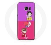 Coque pour Samsung Galaxy S6 BTS Bangtan BT21 Tata V Chimmy Jimin