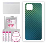 apgo Protective Skin Sticker for the back compatible with Oppo Reno4 Z 5G, Wrap Film, Foil, Vinyl - Pattern Carbon Chameleon CAKA1