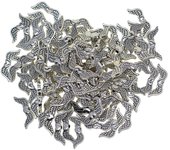 100 piezas 20mm plata tibetana ala de Ángel cuentas espaciadoras DIY fabricación de joyas 20x7x3mm plata