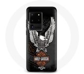 Coque pour Samsung Galaxy S20 Ultra Harley Davidson aigle logo