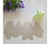 Troqueles de corte de metal con forma de caja de dulces para álbumes de recortes, tarjetas de papel, manualidades decorativas, troqueles de relieve 1pc