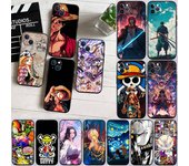 JO43 Funda de Teléfono Luffy de One Piece para iPhone 7 8 11 12 13 14 15 16 16E XS Pro Max XR X SE Samsung S20 S21 S22 S23 S24 FE Ultra Plus Lite S21S A55 Samsung S20 Ultra del iris