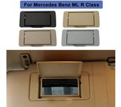Parasol Interior para coche, visera de maquillaje, cubierta de espejo cosmético para Mercedes Benz ML R clase W164 black right