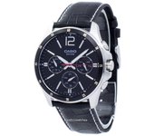 Casio Enticer Analog Quartz MTP-1374L-1AV MTP1374L-1AV Reloj Hombre negro