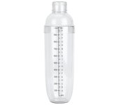 Coctelera de PC con escala, tetera para leche, jugos, vino, vaso de plástico para bar en casa, tienda, 1000 ml