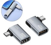 Adaptador de cable OTG 4K con ángulo izquierdo de 90 grados, adaptador Micro USB a USB OTG para TV, tableta, Fire TV Stick 4K