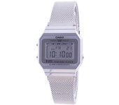 Casio Youth Vintage Daily Alarm Quartz A-700WM-7A A700WM-7A 100M Reloj Mujer plata