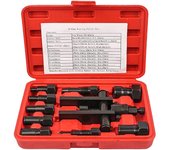 Extractor de cojinetes práctico, herramienta de extracción de cojinetes de motocicleta con caja, Kits de extractor de cojinetes internos, 10 Uds.