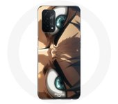 Coque pour Oppo A74 5G Manga Eren Yeager Attack on Titan