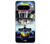 Coque - MANIACASE - Google Pixel 8a Pro - Noir - Souple - Renault R25 Aston Martin F1