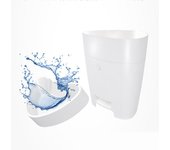 Alimentador automático del animal doméstico de los alimentadores 5G WiFi del gato con el alimentador del perro de la comida seca del control 4L del APP con la comida baja EU Plug