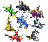 Figuras de acción de transformación de la serie Super Dinosaur Power de Mini Force, juguete de deformación de dinosaurios de simulación MiniForce X