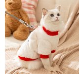 Ropa cálida para mascotas, abrigo con estampado bonito, camisa para perros y gatos pequeños y medianos, chaqueta, traje de invierno para Bulldog Francés y Chihuahua XS