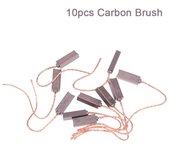 10 piezas de 4 x 6 x 17 mm para alternador de coche eléctrico, generador, regulador, cepillos de carbón A1
