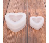 Molde de silicona con forma de corazón en 3D para hacer postres, mousse y tartas S