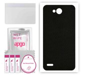 apgo Protective Skin Sticker for the back compatible with LG X power2, Wrap Film, Foil, Vinyl - Pattern Matrix