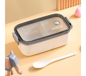 Para niños, estudiantes, oficina, cajas portátiles, bolsa de almuerzo, caja bento apta para microondas, lonchera, contenedor de alimentos color rosa