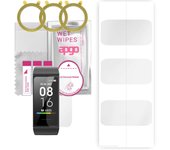 3 protectores de pantalla de hidrogel apgo para Xiaomi Mi Band 4C, película de hidrogel, con capa de posicionamiento de fácil instalación