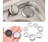 Tapón de drenaje de acero inoxidable para fregadero, tapa decorativa para grifo, tapón de agua, tapa para orificio de grifo 27mm