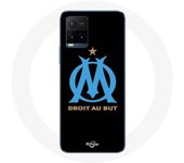 Coque pour Vivo Y21s 2021 / Y21 2021 Logo Olympique de Marseille Fond Noir