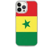 Funda iPhone - Drapeau Sénégal - iPhone 13 Pro Max - Souple - Multicolore - Verticale