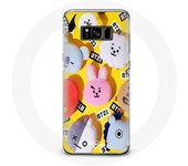 Coque pour Samsung Galaxy S8 BTS Bangtan Sonyeondan BT21 Tata Chimmy Cooky Rj Shooky Koya Mang Et Van