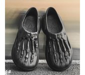 Zapatos para hombre Sandalias de moda con garras de esqueleto personalizadas y modernas Zapatos ligeros para hombre Zapatos de playa para interior y exterior 40 beige