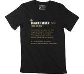 Camiseta ULTRABASIC para hombre Proud Black Father Matter Graphic Tee Regalos para papás XS negro