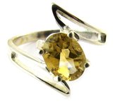Anillo de Plata 'El Precioso' Citrino 52